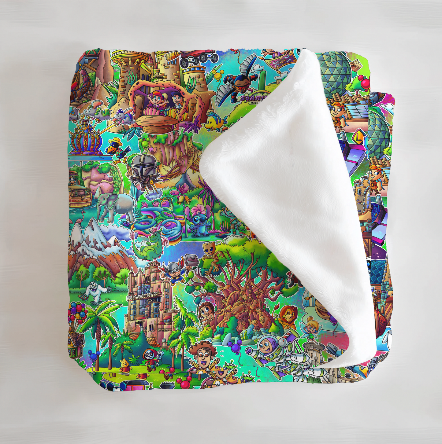The Park Toons Minky Blanket - Little Britches Collaboration