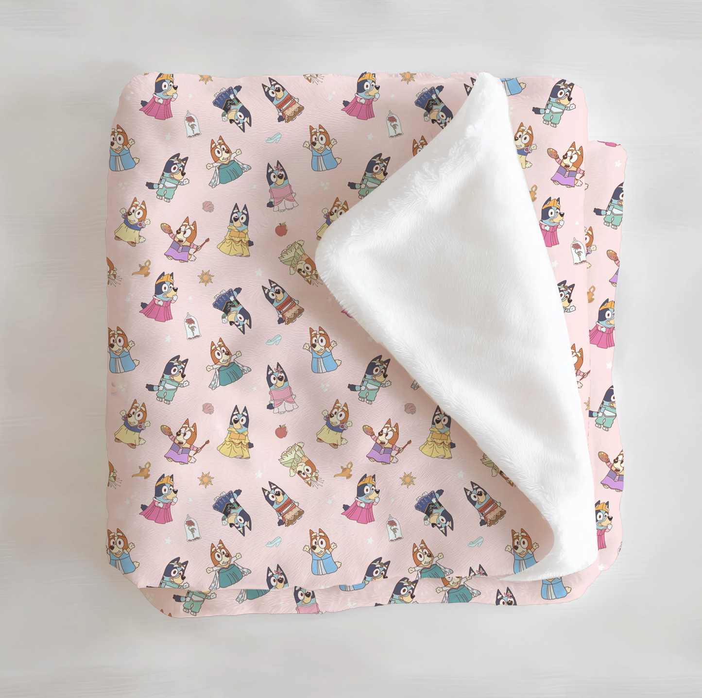 Happily Ever Heeler Minky Blanket - Little Britches Collaboration