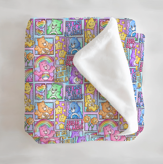 Care Bears Patchwork Blanket - Little Britches Collaboration