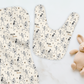 Spooky Scary Skeletons Halloween Burp Cloth & Bib