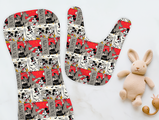 Don't Lose Your Head Halloween Burp Cloth & Bib