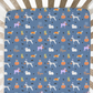 Halloween Pups Personalized Crib Sheet