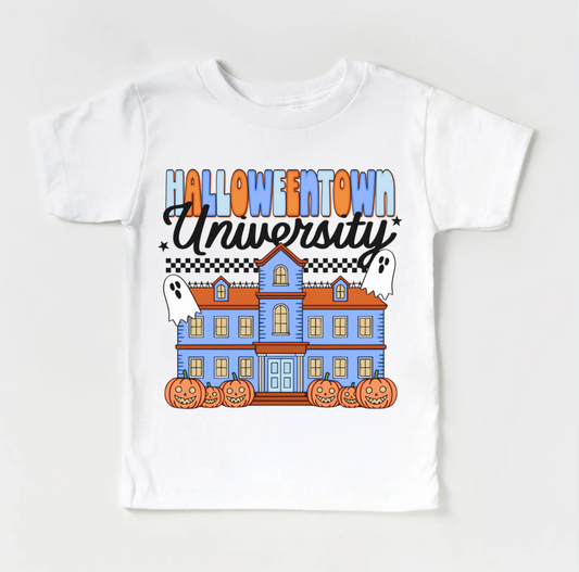 Halloweentown University Halloween Kids Graphic Tee  | Multiple Colorways