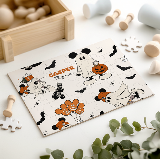 Boo Crew Halloween Personalized 30 Piece Puzzle