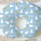 Snowman Wonderland Christmas Personalized Baby Name Nursing Pillow Cover