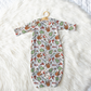 Christmas Cookie Personalized Name Infant Gown