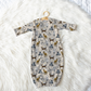 Holy Night Christmas Personalized Name Infant Gown