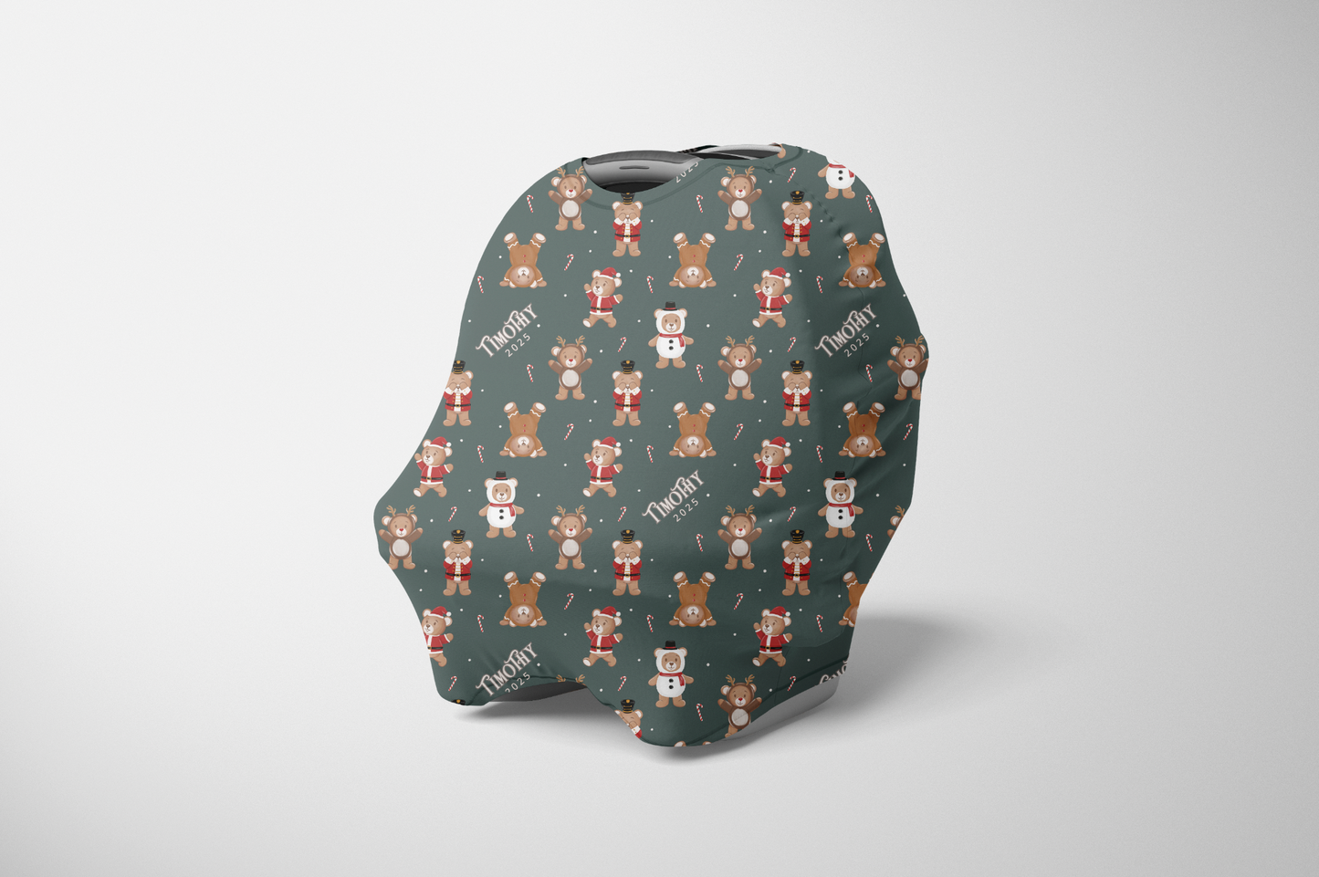Teddy Bear Toyland Christmas Personalized Multi Use Cover