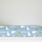 Snowman Wonderland Christmas Personalized Changing Pad Cover