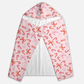 Peppermint Bows Christmas Personalized Hooded Towel