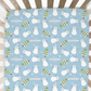 Snowman Wonderland Christmas Personalized Crib Sheet