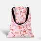 Peppermint Bows Christmas Personalized Tote Bag