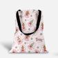 Winter Globes Christmas Personalized Tote Bag