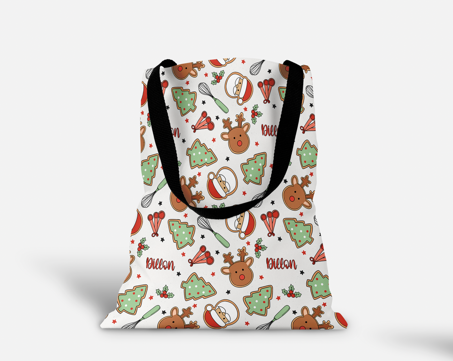 Christmas Cookies Personalized Tote Bag