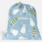 Snowman Wonderland Christmas Personalized Oversized Santa Sack