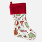 Christmas Cookies Personalized Christmas Stocking