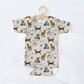 Holy Night Christmas Personalized Name Baby Bodysuit