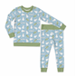 Snowman Wonderland Christmas Long Sleeve Jersey Jams – Two-Piece Loungewear Set