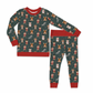 Teddy Bear Toyland Christmas Long Sleeve Jersey Jams – Two-Piece Loungewear Set