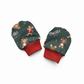 Teddy Bear Toyland Christmas Personalized Baby Mittens