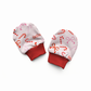 Peppermint Bows Christmas Personalized Baby Mittens