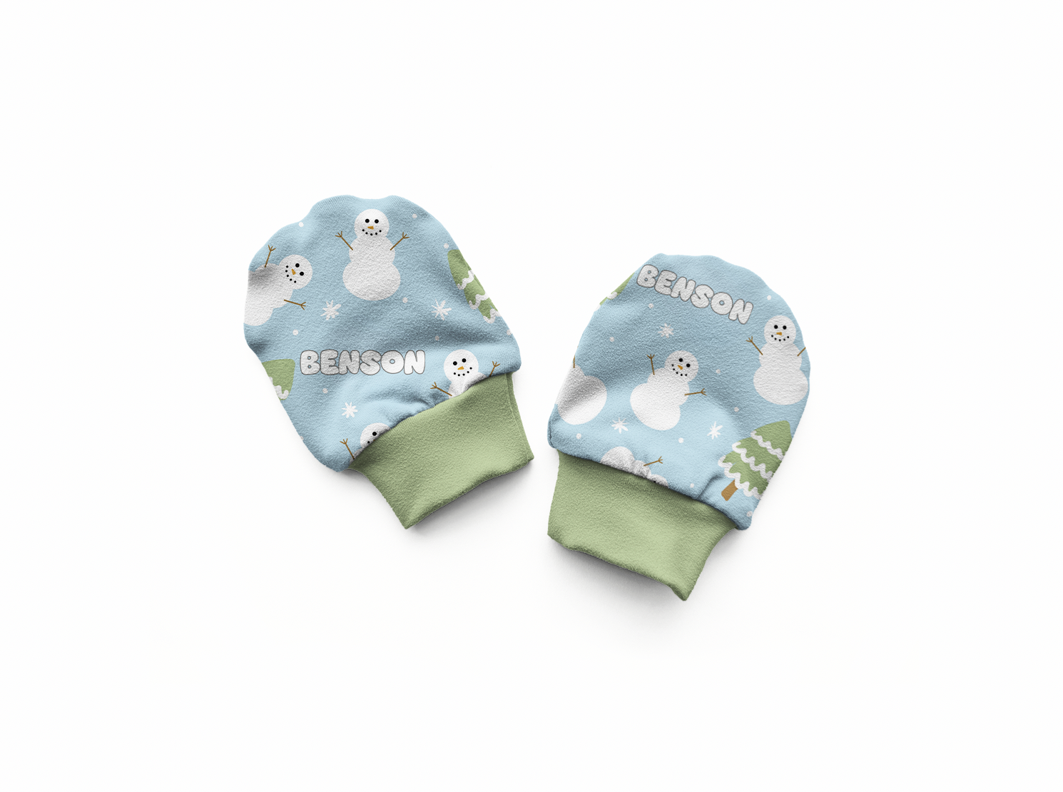 Christmas Baby Mittens