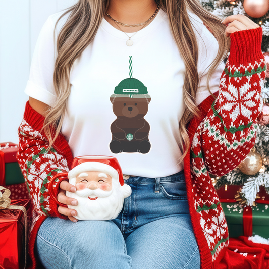 Bearista Women's Graphic Tee | White