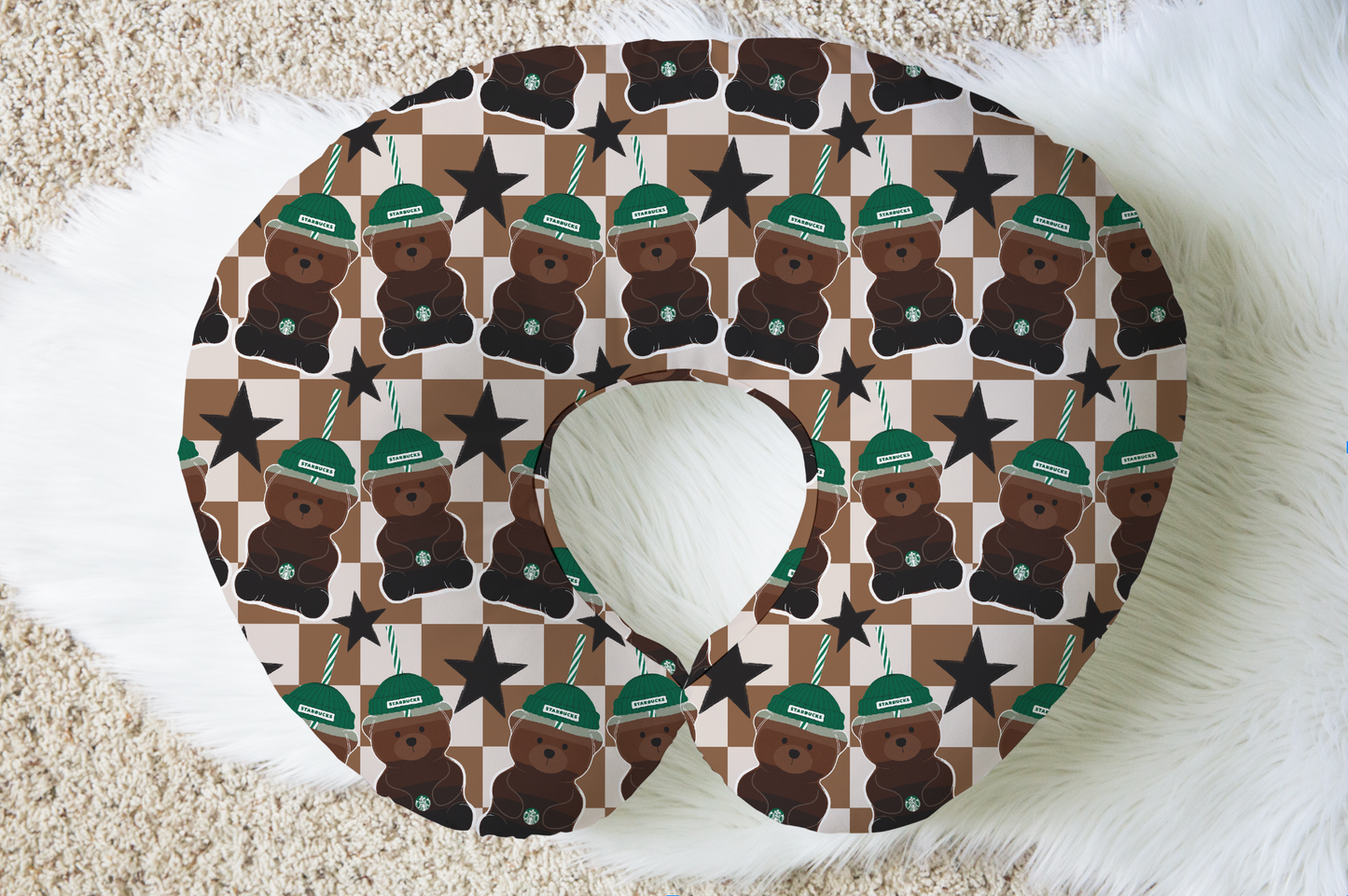 Bearista Personalized Baby Name Nursing Pillow Cover