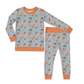 Keep Swimming Orange Personalized Jersey Jams – Two-Piece Loungewear Set