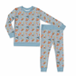 Keep Swimming Blue Personalized Jersey Jams – Two-Piece Loungewear Set