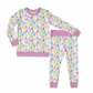 Watercolor Princess Personalized Jersey Jams – Two-Piece Loungewear Set
