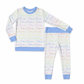 Rainbow Personalized Jersey Jams – Two-Piece Loungewear Set