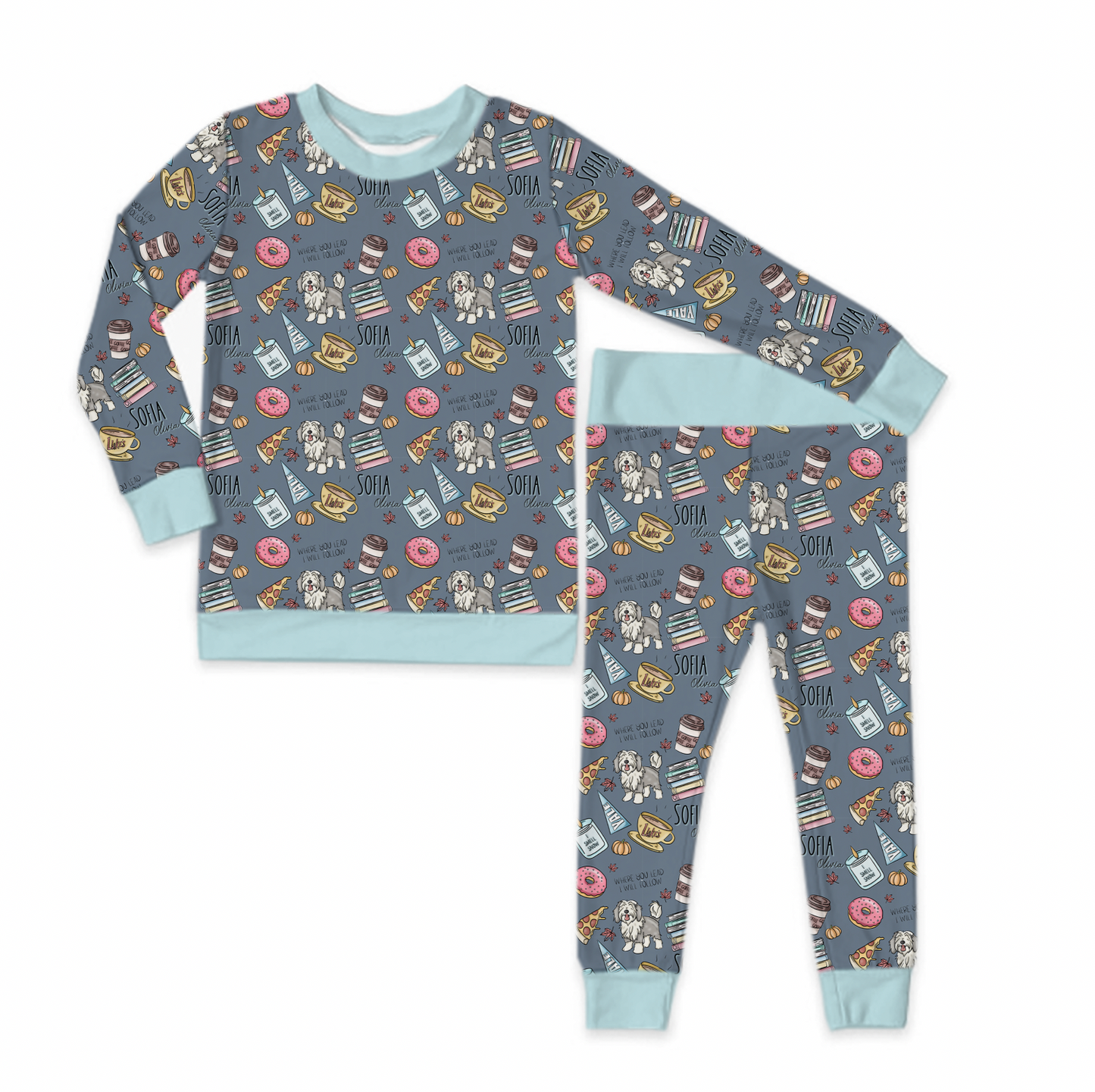 Gilmore Girls Personalized Jersey Jams – Two-Piece Loungewear Set