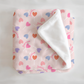 Lollypop Hearts Personalized Minky Blanket