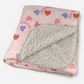 Lollypop Hearts Personalized Sherpa Blanket