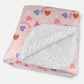 Lollypop Hearts Personalized Sherpa Blanket