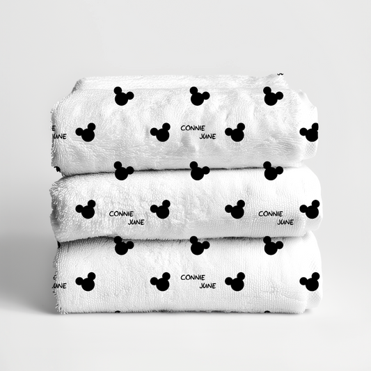 Mr. Mouse Personalized Kids Beach Towel