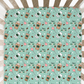 Cocoa & Cake Pops Personalized Crib Sheet