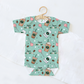 Cocoa & Cake Pops Personalized Name Baby Bodysuit
