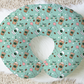 Cocoa & Cake Pops Personalized Baby Name Nursing Pillow Cover