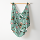 Cocoa & Cake Pops Personalized Name Swaddle Blanket