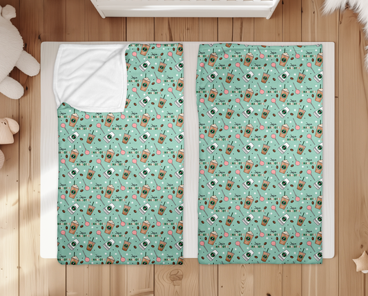 Cocoa & Cake Pops Personalized Minky Plush Nap Sack
