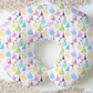 Watercolor Princess Personalized Baby Name Nursing Pillow Cover