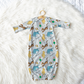 Storybook Pooh Personalized Name Infant Gown