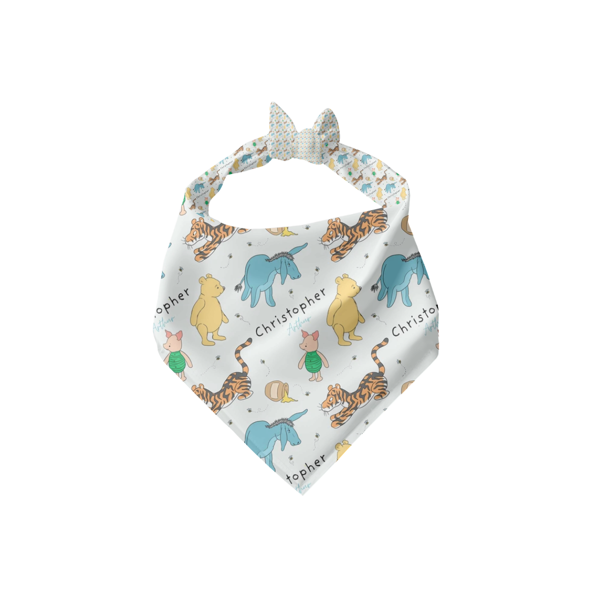Storybook Pooh Personalized Dog Pet Bandana