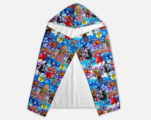 Muppets A Christmas Carol Hooded Towel