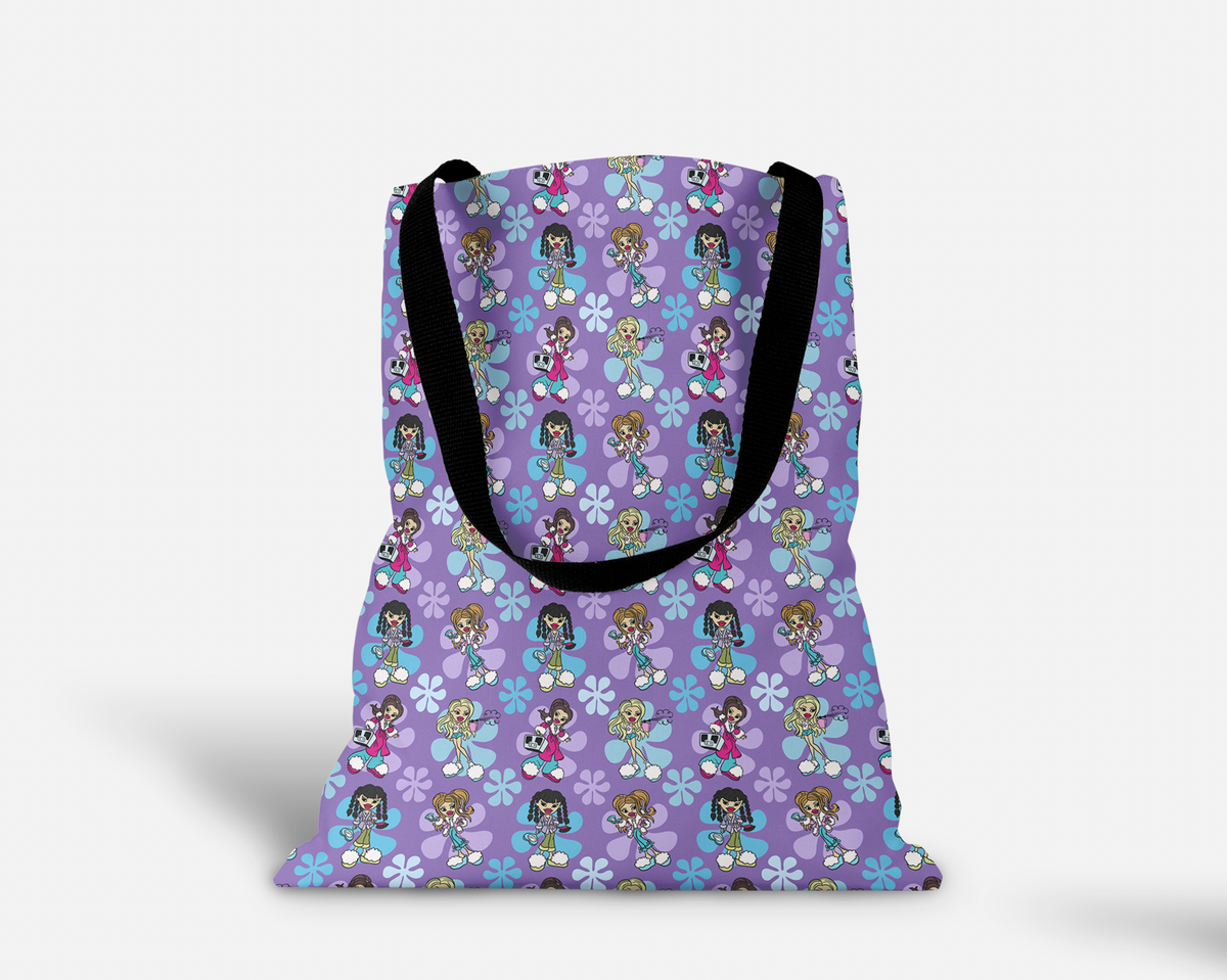 90s Vintage Bedding Collection Tote Bags