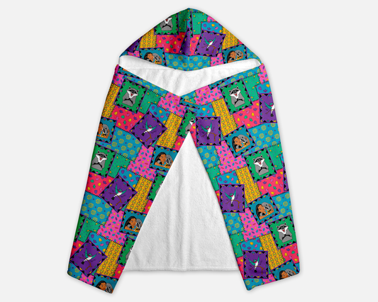 90s Vintage Bedding Collection Hooded Towel