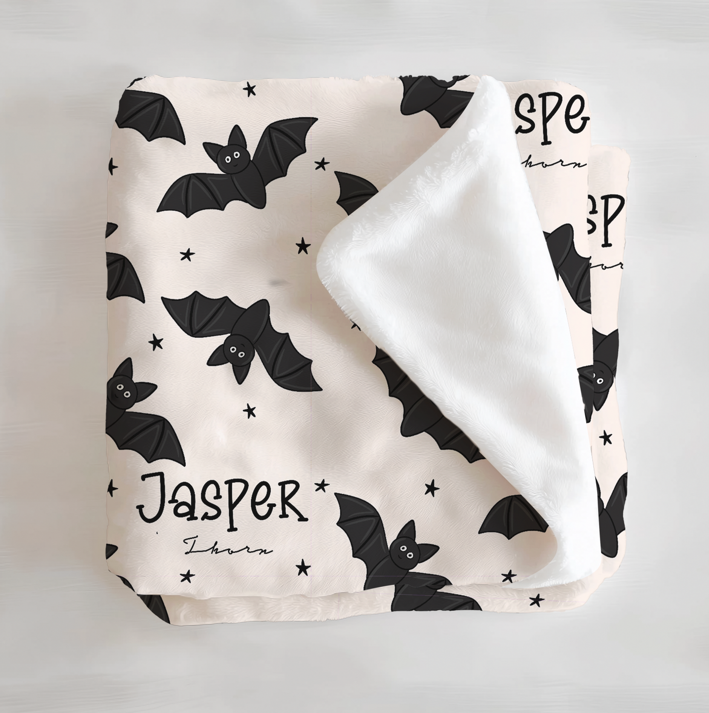 Feelin Batty Halloween Minky Blanket