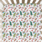 Mean But Merry Christmas Personalized Crib Sheet